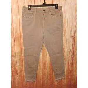 Mossimo Tan High Rise Skinny Jeans Sz 16